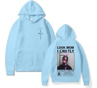 EVERLUCK Travis Hip Hop Fans Hoodies Mens Scott Wish You Were Here Felpe Donna Astroworld Look Mom I Can Fly Hoody Jumper, 05 Travis Felpa con cappuccio, XL