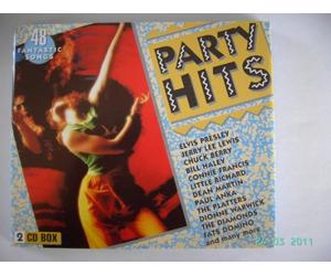 Everly Brothers,Presley,Lee Lewis,Berry,Perkins,Suede Shoes,Haley,Clock,Danny Juniors,Francis,Bopper,Richard,Vincent,Cochran,Lee,Justis,Martin,Shannon,Anka,Pacemarkers,Las,Charles,Diamonds,Everett,Pips etc. - Party Hits: 48 Fantastic Songs