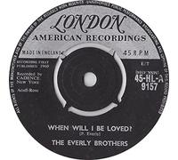 EVERLY BROTHERS - when will i be loved / be bop-a-lula 45 rpm single