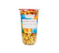 Everly Grace Popcorn - Caramel & Sea Salt Sensation, 60 g - Bicchieri di popcorn al caramello e sale marino dalla nostra manifattura di Augusta, Germania