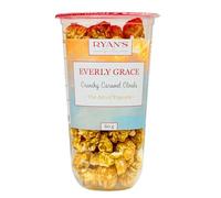 Everly Grace Popcorn - Crunchy Caramel Clouds, 60 g - Bicchieri di popcorn al caramello dolce e vaniglia bourbon, fatto a mano in Germania