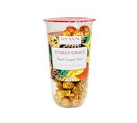 Everly Grace Popcorn - Peanut Caramel Swirl, 60 g - Bicchiere di popcorn con caramello e burro di arachidi, prodotto in Germania