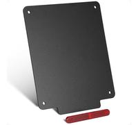 evermotor Porta targa moto 180 x 200 mm, alluminio supporto targa porta targa moto con catadiottrico Moto omologato posteriore occhio di gatto da 100 mm