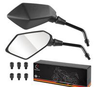Evermotor Universal Moto Specchietto Retrovisore E11 Omologati Specchietti 2x