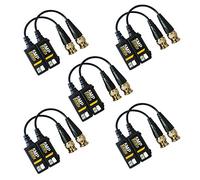 EVERSECU 5 paia passivi HD BNC Video Balun Trasmettitore Trasmettitore AHD/TVI/CVI/CVBS Cavo Connettori per telecamere di sicurezza CCTV 720P/960P/1080P/3MP/5MP