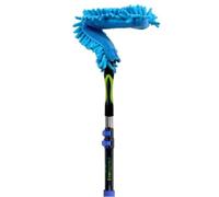 Eversprot, spolverino flessibile in microfibra da 3,5 a 4,5 piedi da soffitto e ventilatore, portata in piedi da 22,5 - 2,5 m, pieghevole per pulire qualsiasi lama del ventaglio, testina rimovibile e lavabile, asta di prolunga leggera di alta qualità