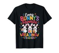 Every Bunny Favorite Reading TeacherEaster Bunny Book Lover Maglietta