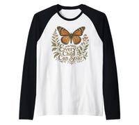 Every Child Can Soar Back To School Butterfly Maglia con Maniche Raglan