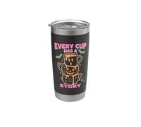 Every Cup Has A Story Halloween Coffee Lover Mug Stack Bicchiere termico in acciaio inox doppia parete