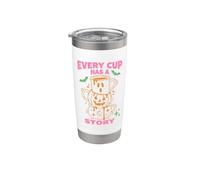 Every Cup Has A Story Halloween Coffee Lover Mug Stack Bicchiere termico in acciaio inox doppia parete