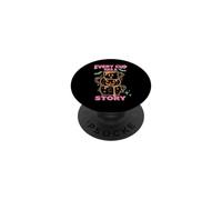 Every Cup Has A Story Halloween Coffee Lover Mug Stack PopSockets PopGrip Adesivo