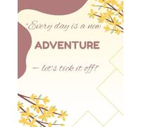 “Every day is a new adventure - let’s tick it off!”: A Compact 5×5 Daily Planner Easy to Carry Anywhere