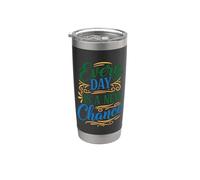 Every day is a new chance, Inspirational Motivation Quotes Bicchiere termico in acciaio inox doppia parete