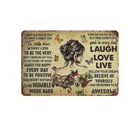 Every Day MayBe Good, ma trovare qualcosa di buono in ogni giorno Poster Targa in metallo Targa in metallo Giardino Garage Decorazione per cucina, Pittura in ferro retrò rustica per Bar Cafe Club Bagn