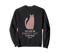 Every Good & Purrfect (Gift) is from Above - James 1:17 Cat Felpa