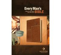Every Man's Bible: New Living Translation, Deluxe Messenger Edition, Brown Leather