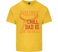 Everybody Comodi Papà Is On The Grill T-Shirt Ragazzi Ragazze