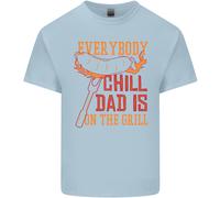 Everybody Comodi Papà Is On The Grill T-Shirt Ragazzi Ragazze