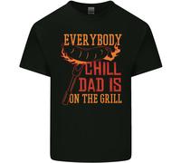 Everybody Comodi Papà Is On The Grill T-Shirt Ragazzi Ragazze