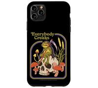 Everybody Croaks Frog Skull Mushroom Retro Funny Adult Humor Custodia per iPhone 11 Pro Max