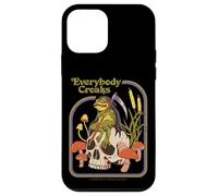 Everybody Croaks Frog Skull Mushroom Retro Funny Adult Humor Custodia per iPhone 12 mini