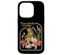 Everybody Croaks Frog Skull Mushroom Retro Funny Adult Humor Custodia per iPhone 14 Pro