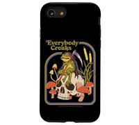 Everybody Croaks Frog Skull Mushroom Retro Funny Adult Humor Custodia per iPhone SE (2020) / 7 / 8