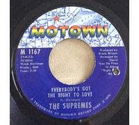 EVERYBODY'S GOT THE RIGHT TO LOVE 7" (VINYL 45) US MOTOWN 0
