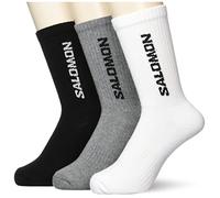 SALOMON Everyday Crew 3-pack - Unisex - Nero / Bianco / Grigio - Taglia 42-44- modello 2025