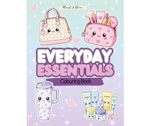 Everyday Cuties - Plush & Glow Colouring Book: Cute and Simple Designs - Everyday Essentials - Kawaii - Colouring for All Ages '