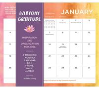 Everyday Gratitude Magnetic Wall Calendar 2026 (PRESALE 12/08/2025)