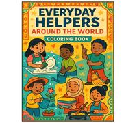 Everyday Helpers Around The World Colouring Book