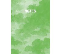 Everyday Notes: 5 x 7 lined notebook: green