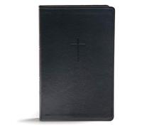 Everyday Study Bible: Christian Standard Bible, Black Leathertouch