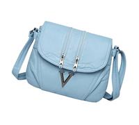 Everyday Travel Crossbody Shoulder Bag for Women Multi Compartment Design Zipper Adjustable Strap Soft PU Shopping Bag Adjustable Strap