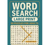 Everyday Word Search Puzzles: 50 Large Print Brain Games for Adults Featuring Fun & Relaxing Topics