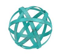 Everydecor Blue metal Band sfera decorativa