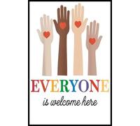 Everyone-Is-Welcome-Here-Idaho-Teacher notebook: Compact 6x9 Journal | 110 Ruled Pages | Use as Diary, or Writing Log