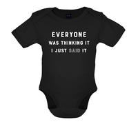 Everyone Thinking It I Said It - T-Shirt / Body - Scherzo Divertente Teen Rude