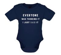 Everyone Thinking It I Said It - T-Shirt / Body - Scherzo Divertente Teen Rude