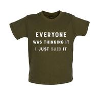 Everyone Thinking It I Said It - T-Shirt / Body - Scherzo Divertente Teen Rude