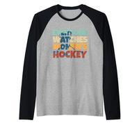 Everyone Watches Women's Hockey Sport Maglia con Maniche Raglan