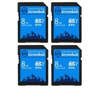 Everything But Stromboli - Confezione da 4 schede SD da 8 GB per fotocamera Browning Trail Dark Ops, Recon Force, Defender, Spec Ops, Patriot, Strike Force Game Cam SDHC