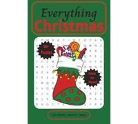 Everything Christmas: Word Searches with Easy to Read print about Everything Christmas, Reindeers, Characters, Decorations | 6 x 9 inches, 110 pages | 50+ Puzzles... Gift