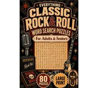 Everything Classic Rock and Roll Word Search Puzzles: For Adults and Seniors