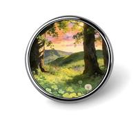 Everything Grows Button Pin Round Metal Lapel Pins Distintivi Classici Carini Brooche Pin Personalizzati Pinback Button Distintivi Novità Divertente Smalto Spille per Zaini Giacche Borse