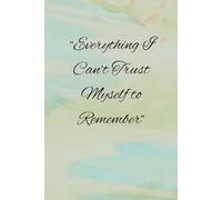 “Everything I Can’t Trust Myself to Remember” Shod's World