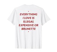 Everything I Love IS ... Brunette X Only Love Date Fan Maglietta