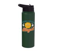 Everything I Want to Do is Illegal Retro Existential Dread Stainless Steel Insulated Water Bottle