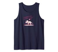 Everything Is Alright Dinosaur Asteroid Chaos Graphic Retro Canotta